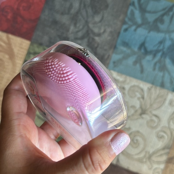 NWT FOREO LUNA fofo facial cleansing massaging brush pearl pink - Picture 9 of 10